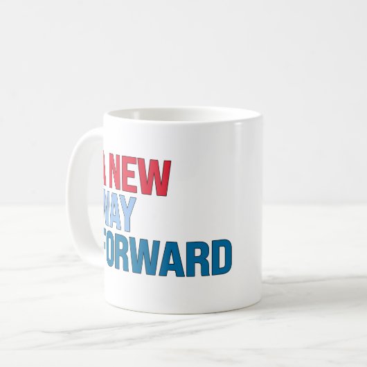 Ein neuer Weg nach vorne Kaffeetasse (Vorderseite Links)