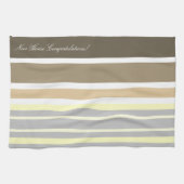 Ein neuer Zuhause Glückwunsch Geschirrtuch (Horizontal)