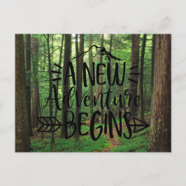 Ein neues Abenteuer beginnt Postkarte