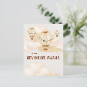 Ein neues Abenteuer wartet auf Neutrale Postkarte (Stehend Vorderseite)