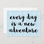 Ein neues Adventure-Angebot Postkarte (Vorne/Hinten)