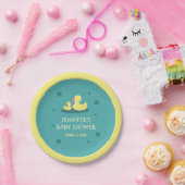 Ein neues Baby für Liebe Duck Baby Duck Dusche Pappteller (Party)