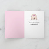 Ein neues Baby Karte (Innenseite)