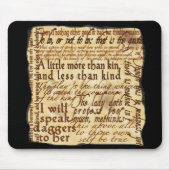 Ein neues Drama - Hamlet Mousepad (Vorne)