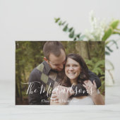 Ein neues Foto Feiertagskarte (Stehend Vorderseite)