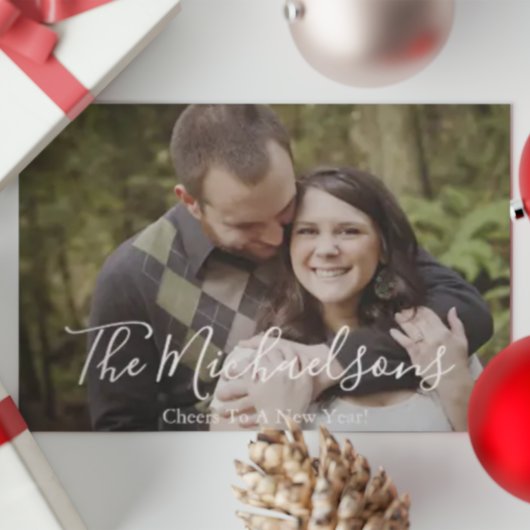 Ein neues Foto Feiertagskarte