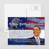 Ein neues Gebilde der Freiheit Postkarte (Vorne/Hinten)