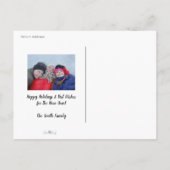 Ein neues Jahr | 2 Foto Ferien Postkarte (Rückseite)