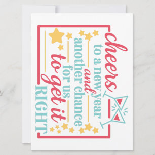 Ein neues Jahr Feiertagskarte