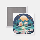 Ein neues Jahr mit dir Magnet (Vorderseite/Rückseite)