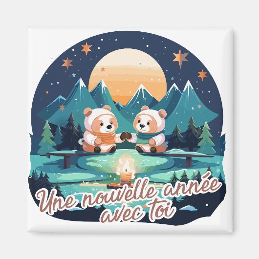 Ein neues Jahr mit dir Magnet (Vorne)