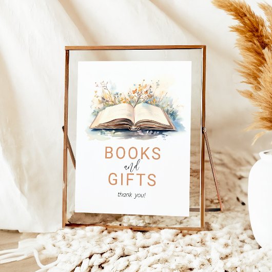 Ein neues Kapitel Baby Duschbücher und Geschenke-Z Poster