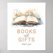 Ein neues Kapitel Baby Duschbücher und Geschenke-Z Poster (Vorne)