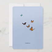 Ein neues Kapitel Baby-Dusche Einladung (Rückseite)