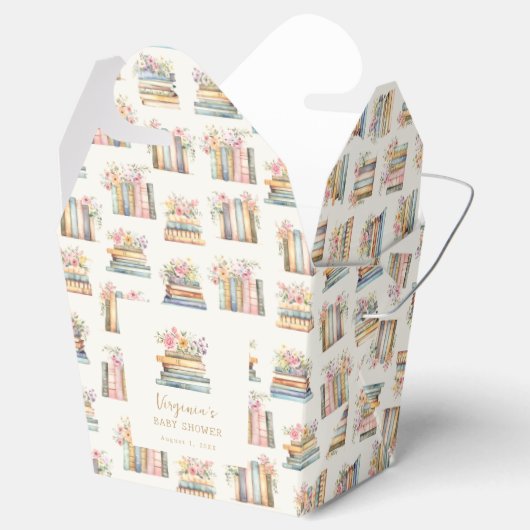 Ein neues Kapitel Baby-Dusche Geschenkschachtel (Geöffnet)