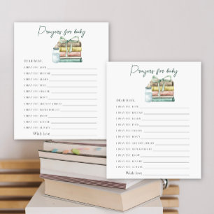 Ein neues Kapitel Babydusche - Gebete für das Baby