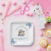 Ein neues Kapitel beginnt Baby Shower  Pappteller (Party)