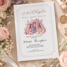 Ein neues Kapitel beginnt Baby Shower, Storybook-T