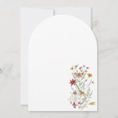 Ein neues Kapitel beginnt bald mit der Babydusche Einladung (Rückseite)