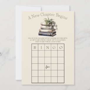 Ein neues Kapitel beginnt! Brautparty BINGO-Spiel Einladung
