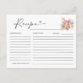 EIN NEUES KAPITEL BEGINNT BRAUTPARTY RECIPS BEGLEITKARTE (Vorderseite)