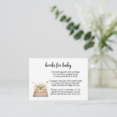 Ein neues Kapitel beginnt Bücher fürs Baby Beilage Hinweiskarte (Stehend Vorderseite)