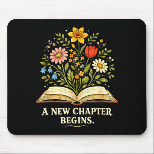 Ein neues Kapitel beginnt Bücherliebhaber inspirie Mousepad