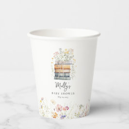 Ein neues Kapitel beginnt bucht Thema Kinderdusche Pappbecher