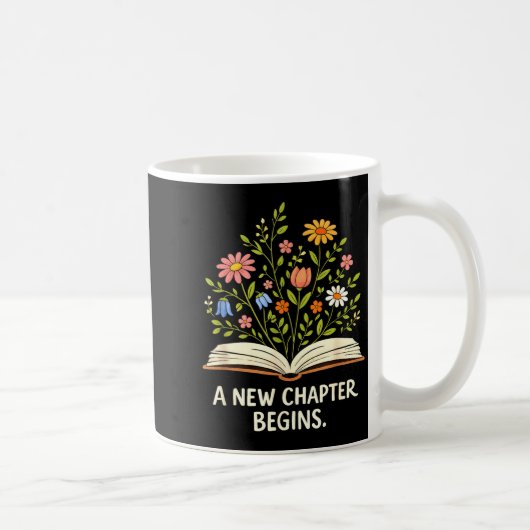 Ein neues Kapitel beginnt, das die Bibliothek der  Kaffeetasse (Rechts)