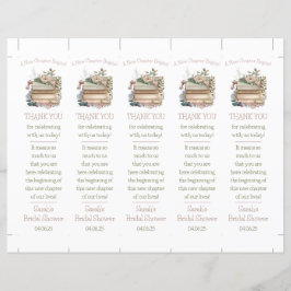 Ein neues Kapitel beginnt! Lesezeichen Dusche Gefa