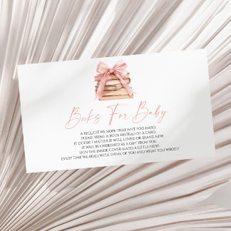 Ein neues Kapitel beginnt mit Baby-Duschbüchern fü Begleitkarte