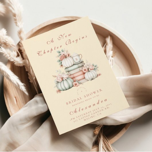 Ein neues Kapitel beginnt mit blauen Brautpartys Einladung