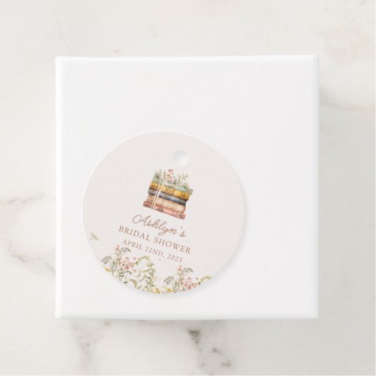 Ein neues Kapitel beginnt mit Brautparty-Vorzugsta Geschenkanhänger (Beispiel)