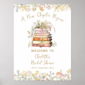 Ein neues Kapitel beginnt mit Brautparty Willkomme Poster (Vorne)