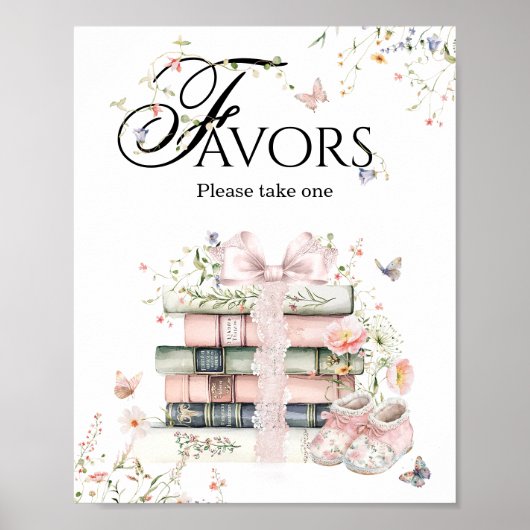 Ein neues Kapitel beginnt mit dem Blumenbuch Kinde Poster (Vorne)