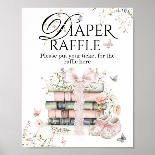 Ein neues Kapitel beginnt mit dem Blumenbuch Kinde Poster (Vorne)