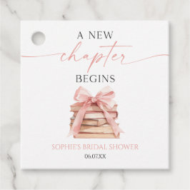 Ein neues Kapitel beginnt mit dem Brautparty "Pink Geschenkanhänger