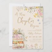 Ein neues Kapitel beginnt mit dem Brautparty Wildb Einladung (Vorderseite)