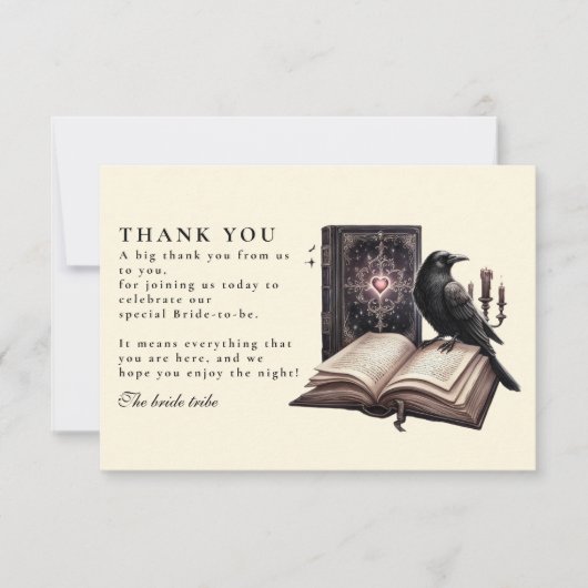 Ein neues Kapitel beginnt mit dem dunkelraven Brau Dankeskarte (Vorderseite)