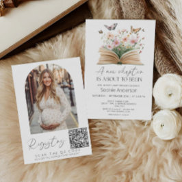 Ein neues Kapitel beginnt mit der Babydusche Einladung