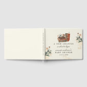 Ein neues Kapitel beginnt mit der Babydusche Gästebuch (Voll)