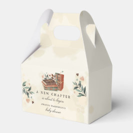 Ein neues Kapitel beginnt mit der Babydusche Geschenkschachtel