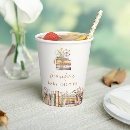 Ein neues Kapitel beginnt mit der Babydusche Pappbecher (In Situ)