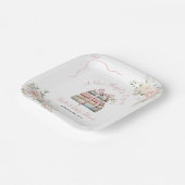 Ein neues Kapitel beginnt mit der Babydusche Pappteller (Gewinkelt)