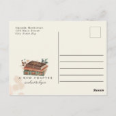 Ein neues Kapitel beginnt mit der Babydusche Postkarte (Rückseite)