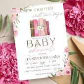 Ein neues Kapitel beginnt mit der Blumen Girl Pink Einladung