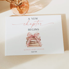Ein neues Kapitel beginnt mit der Pink Bow Books B Gästebuch