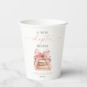 Ein neues Kapitel beginnt mit der Pink Bow Books B Pappbecher