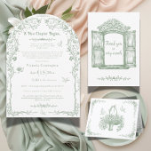 Ein neues Kapitel beginnt mit einer eleganten Vint Einladung