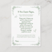 Ein neues Kapitel beginnt mit Vintagem Windeln Begleitkarte (Vorderseite)